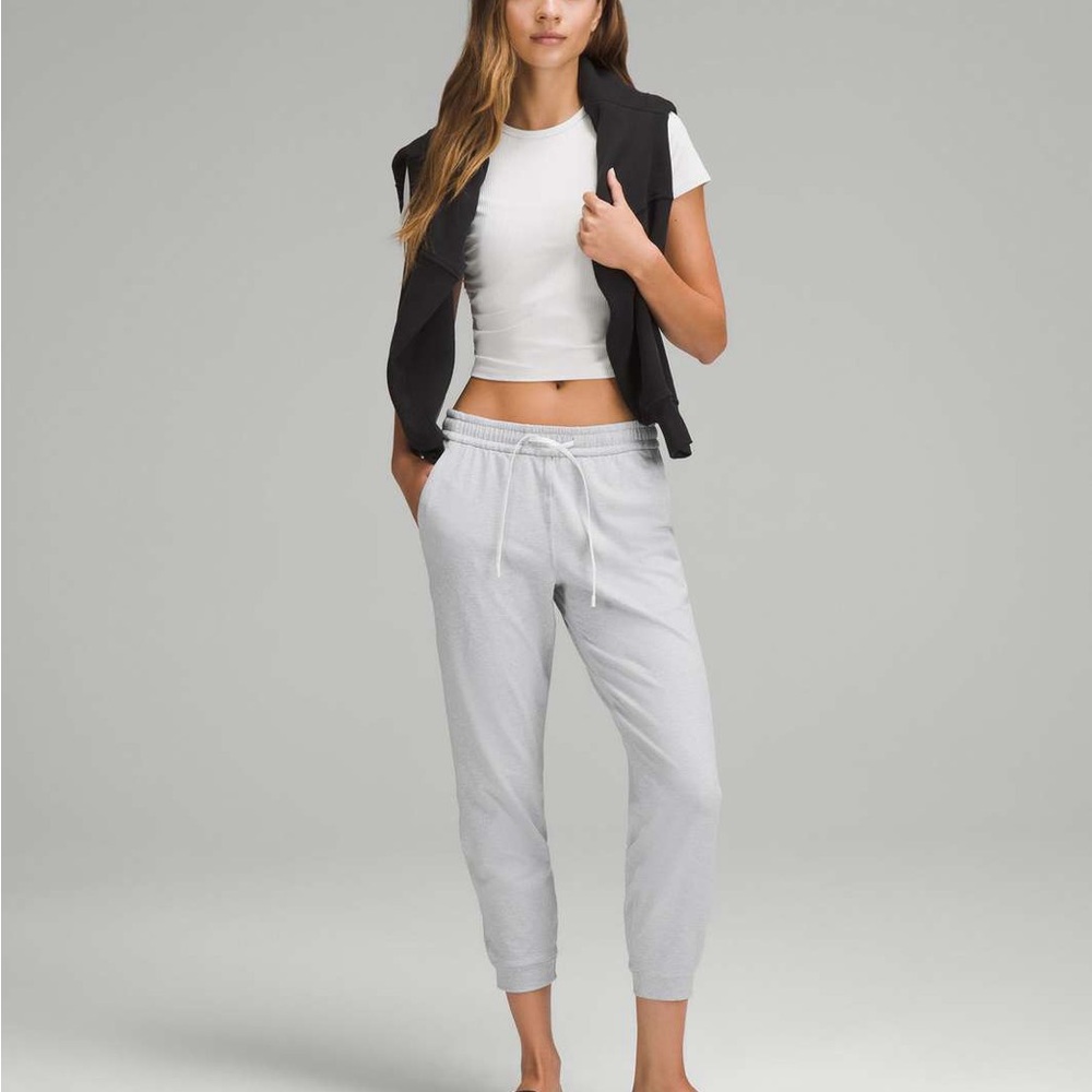 Lululemon soft jersey mid rise jogger